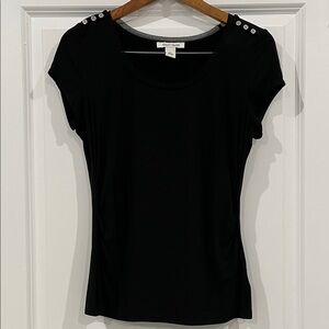White House Black Market Blouse with Button Details